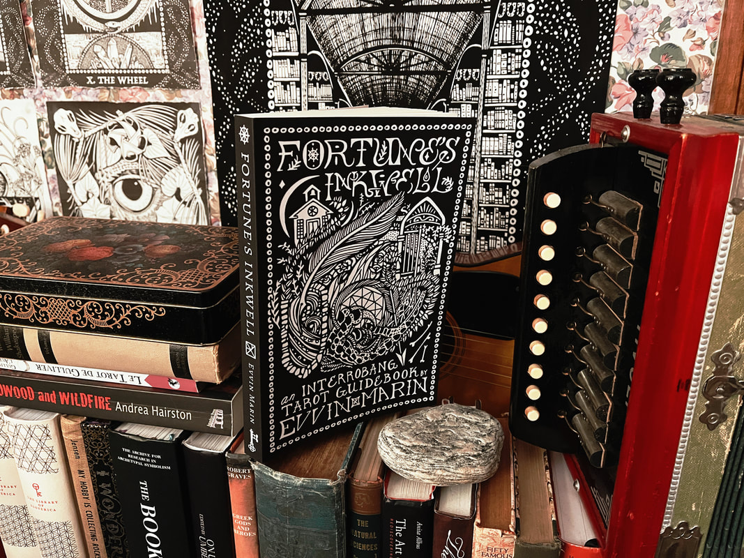Shelfie featuring Fortune's Inkwell by Evvin Marin.